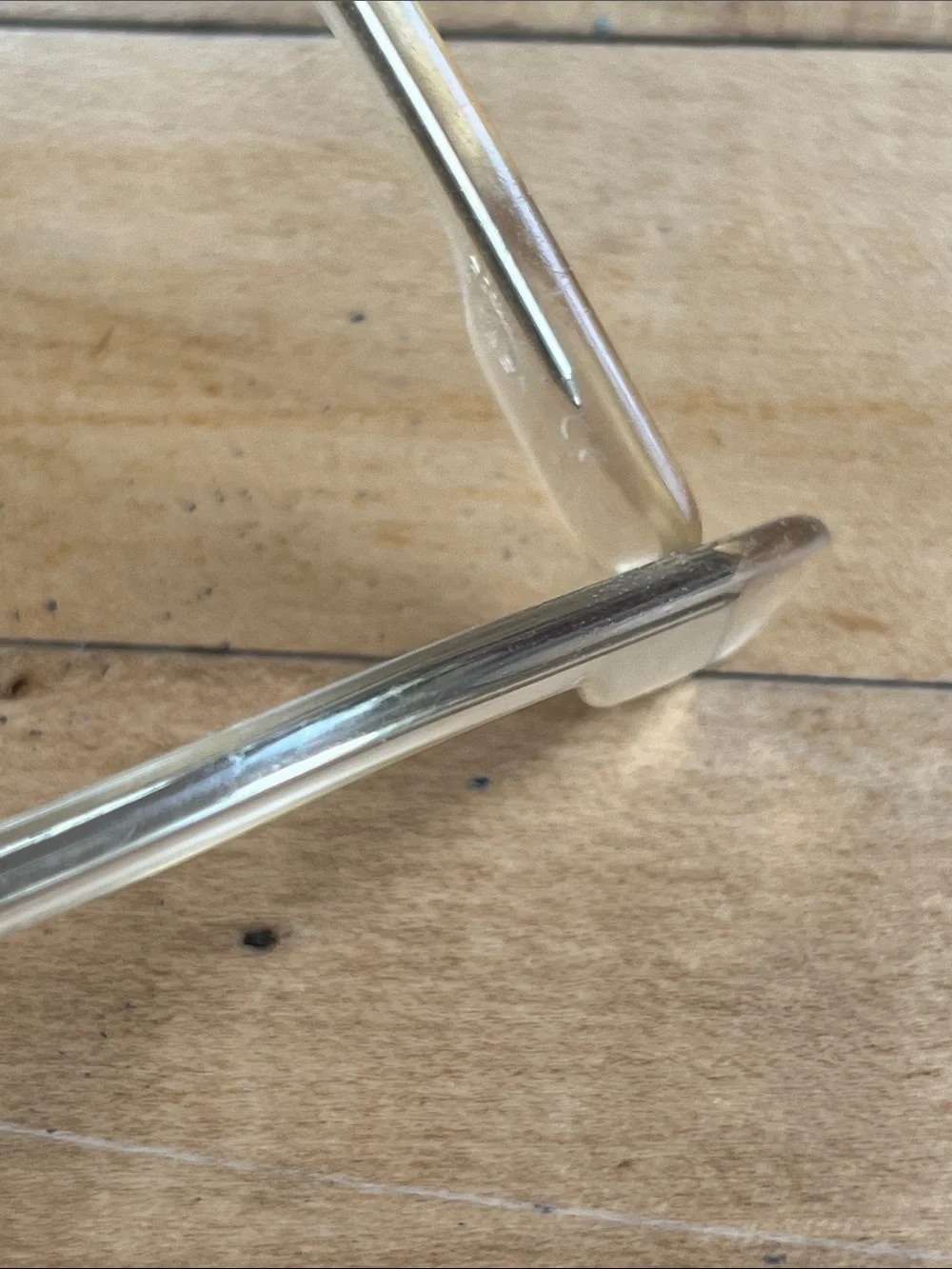 Vintage Burberry fClear Transparent Eye Glasses